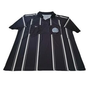 SCORE Referee‎ Jersey Adult White  Black 90s , Large